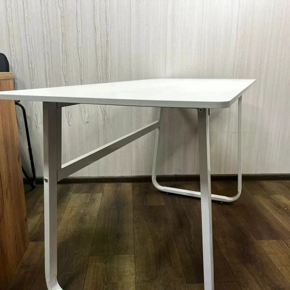 Компьютерный рабочий стол 120×60 см бежевый для ноутбука и ПК • Письменный офисный стол для учебы, работы, дома и кабинета бежевый | Зображення 3