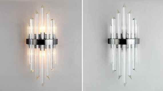 Бра настінна 27623 Хром 14х22х54 см. | Зображення 3