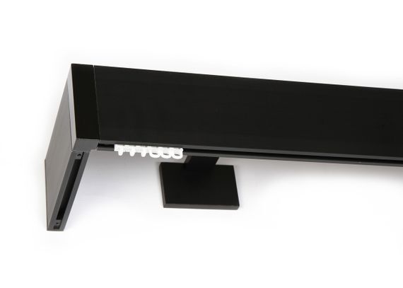 Багетний карниз із заокругленням Top Line Чорний Матовий 100 см.