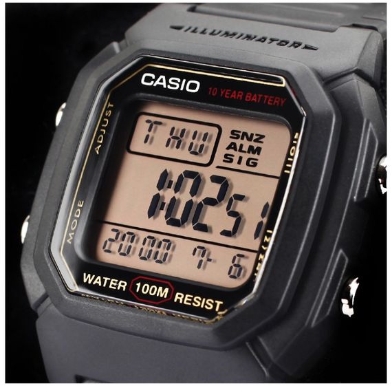 Годинники чоловічі кварцево-електронні спортивні стильні оригінал Casio W-800HG-9AVEF (модуль №3240, 3092) | Зображення 1