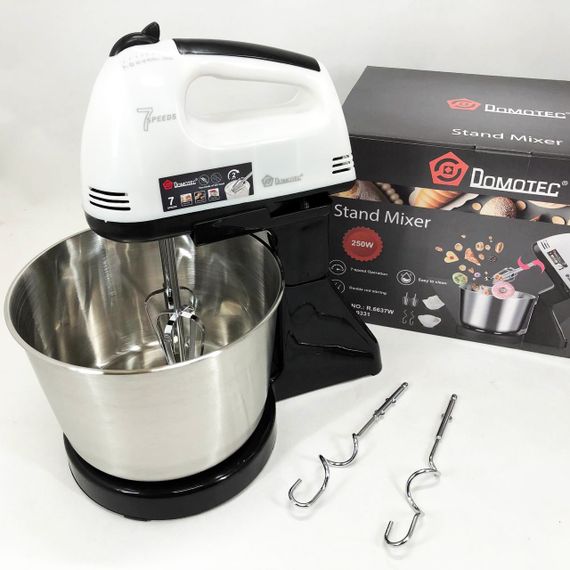 Стаціонарний міксер з чашею Domotec R6637W 250 Вт, Хороший міксер, Міксери з чашею CR-24 | Зображення 3