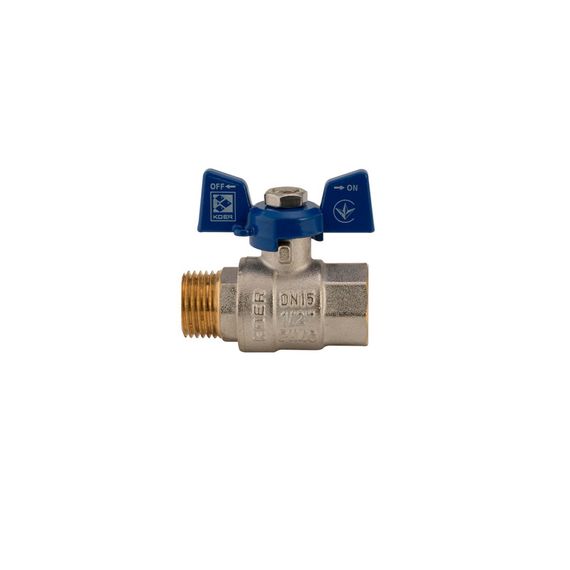 Кран кульовий Koer 1/2" ГШМ (KR.218.B) синій (KR2722) | Зображення 3