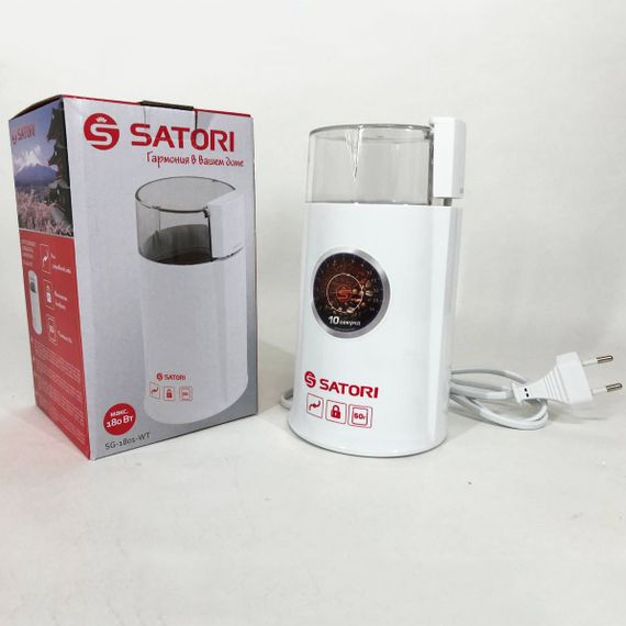 Кавомолка 180 вт Satori SG-1801-WT Роторна кавомолка Кавомолка для перцю DR-575 Багатофункціональна кавомолка | Зображення 4