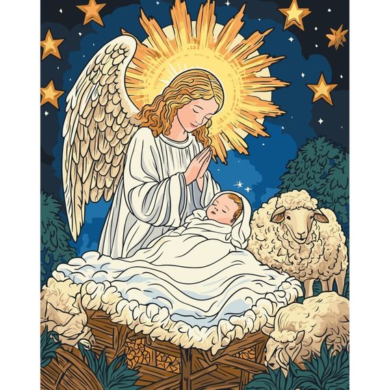 Картина по номерам "Ночь рождения" 15577-AC 40х50 см