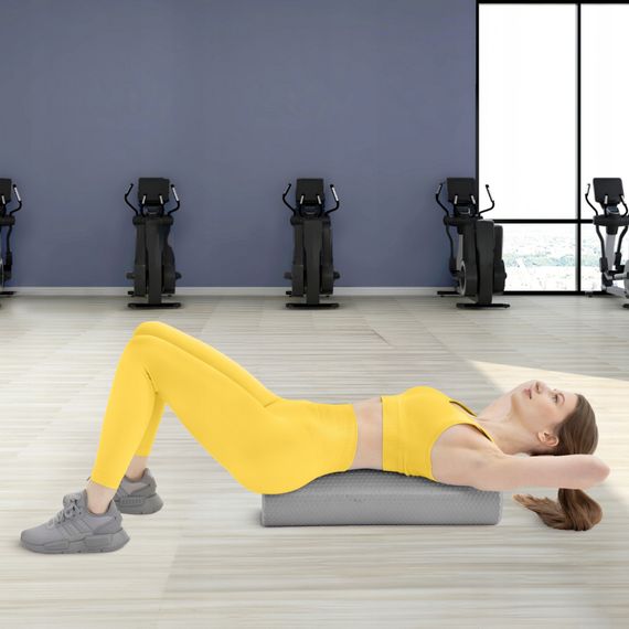 Масажний ролик 4FIZJO CARE+ EVA 60 x 15 см (валик, роллер) 4FJ0523 Grey (P-5907739314406) | Зображення 7