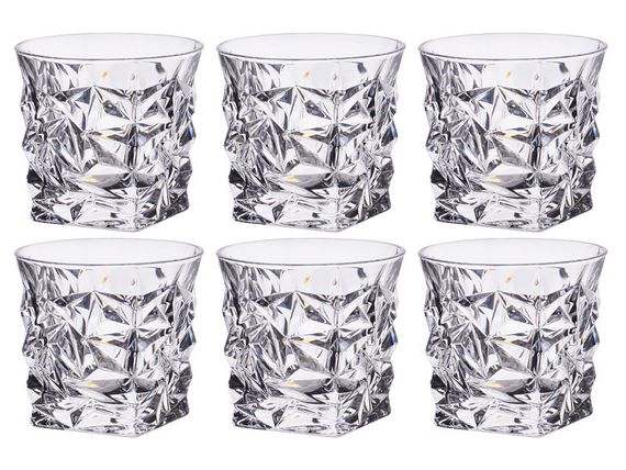 Набір кришталевих келихів для міцних напоїв Iceberg Crystal Luxury (6 шт., 230 мл)