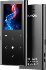 MP3-плеєр ZOOAOXO M600 — Bluetooth 5.2, 64 ГБ, FM-радіо, диктофон, HD-динамік, міні-дизайн