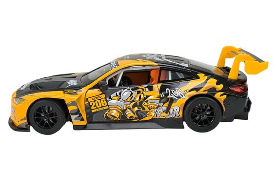 Машина металева АВТОПРОМ 68296A(Y)1:24 BMW M4 GT3, батар,світло, звук, відкр.двері, кор. 26.5x13.5x1см | Зображення 2
