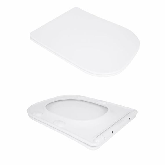 Унитаз напольный Qtap Aquarius Ultra Quiet 620×355×790 мм с сиденьем Soft-close, White QTAQAW27W49262 | Зображення 7