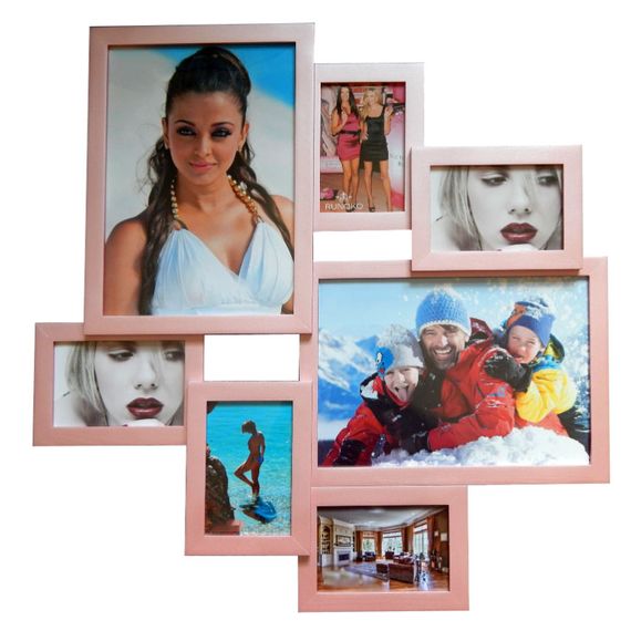 Мультирамка Volna Pink на 7 фото