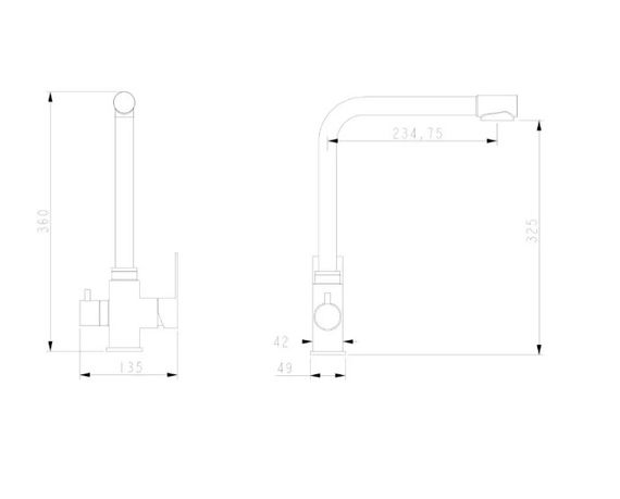 Змішувач для кухні WEZER з підлкюченням до фільтру PRO4C-02-BLACK | Зображення 6