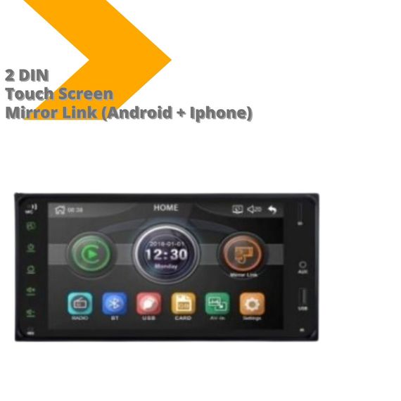 Штатна автомагнітола TOYOTA IPS дисплей Touch Screen MP5 ОС WINCE чорний (MP5_1349) | Зображення 1