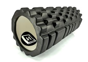 Масажний ролик EasyFit Grid Roller 33 см v.1.1 Чорний (EF-2020-BK)