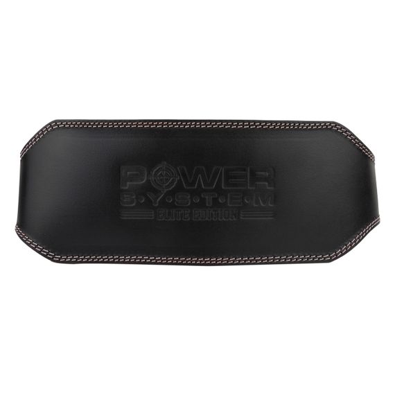 Пояс для важкої атлетики Power System PS-3030 Elite Edition шкіряний Black M | Зображення 2