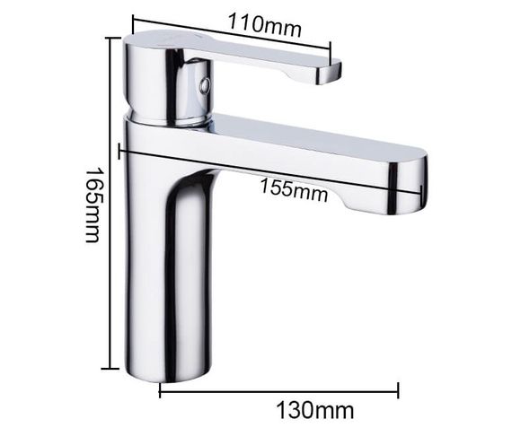 Змішувач для умивальника Gappo Tomahawk G1002-2 | Зображення 1