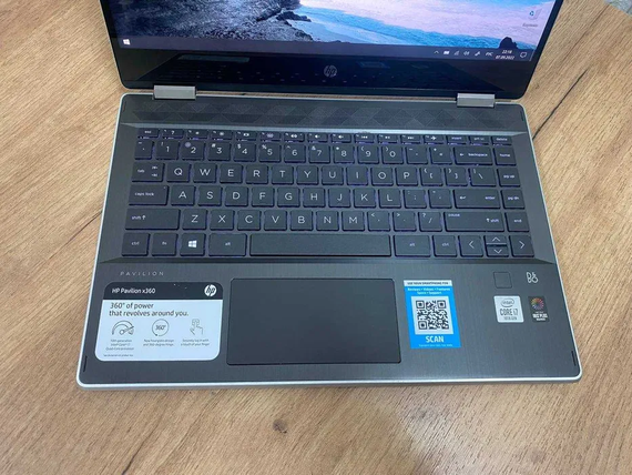 Ноутбук Сенсорний HP Pavilion X360 14-dh 14 FHD/IPS/i7 1065G7/16/SSD250/Iris | Зображення 4
