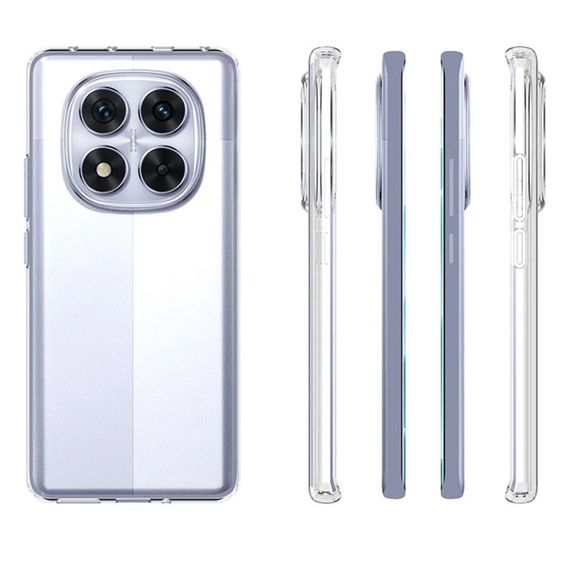 TPU чохол Epic Transparent 1,5mm для Xiaomi Redmi Note 14 Pro 4G Безбарвний (прозорий) | Зображення 2