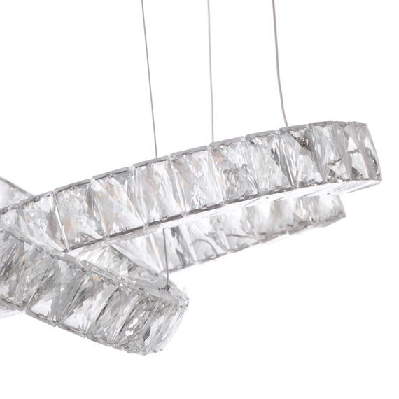 Люстра подвесная хрустальная LED 42W WW+NW+CW CH (BL-365S/2) | Зображення 1