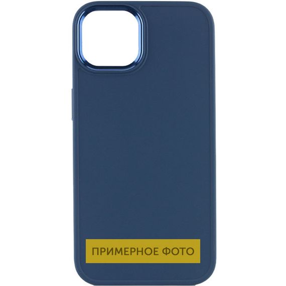 TPU чохол Bonbon Metal Style для Samsung Galaxy A12, Синій / Cosmos Blue | Зображення 1