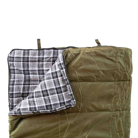 Спальний мішок Tramp Kingwood Long ковдра лівий dark-olive/grey 230/100 UTRS-053L | Зображення 8