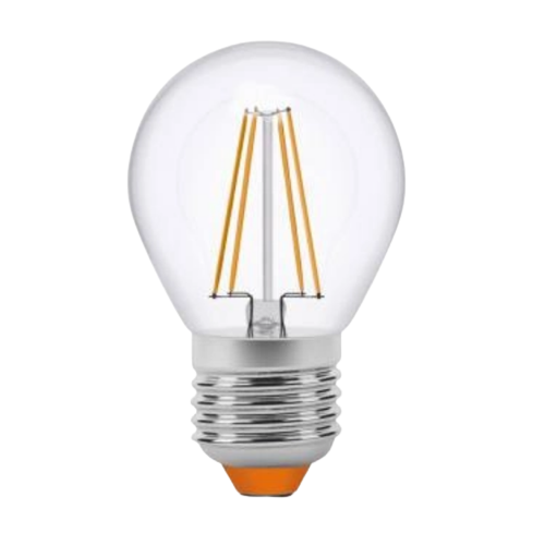 Лампа G45 4W Е27 3000K 220V Filament LED Videx | Зображення 1