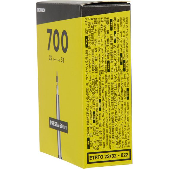Камера 700x18/25 з ніпелем Presta 60 мм | Зображення 1