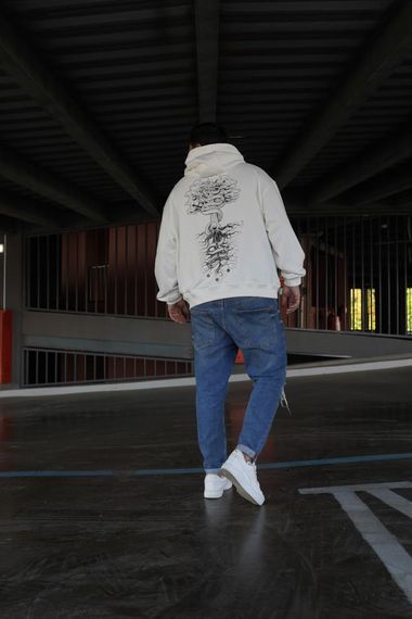 Худі з мерчем ДТФ (оверсайз) | Зображення 4