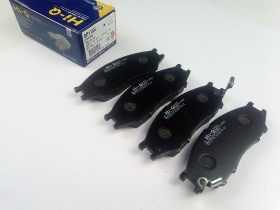 Колодки передні гальмівні Almera, Hi-Q (SP1156) (4106095F0B)
