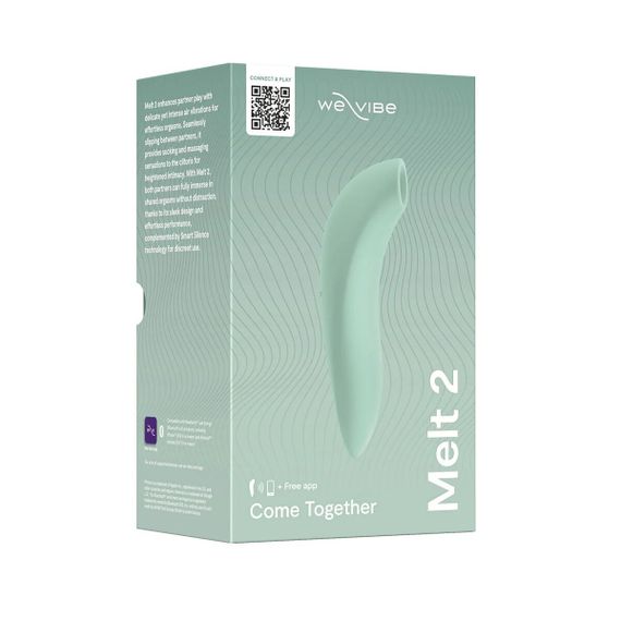 Вакуумний смарт-стимулятор для пар We-Vibe Melt 2 Sage | Зображення 9