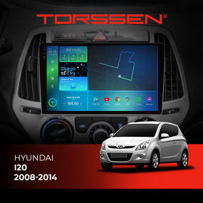 Штатна магнітола Torssen 2K Hyundai I20 08-14  F108256 4G Carplay DSP