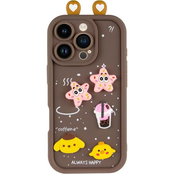Чехол TPU Toys Case with Ears для Apple iPhone 16 Pro Max (6.9") Brown | Зображення 1
