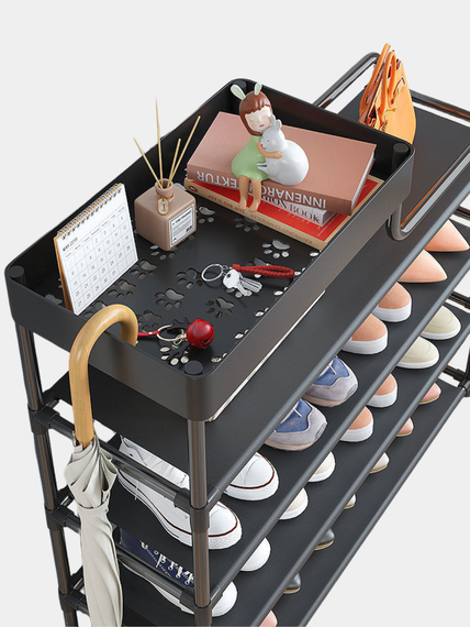 Стелаж для взуття Shoe rack BLACK | Зображення 2