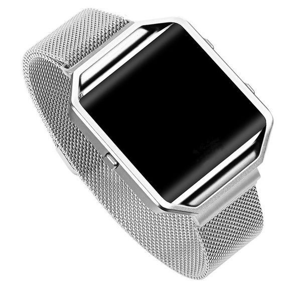 Миланский сетчатый ремешок для часов Fitbit Blaze - Silver | Зображення 3