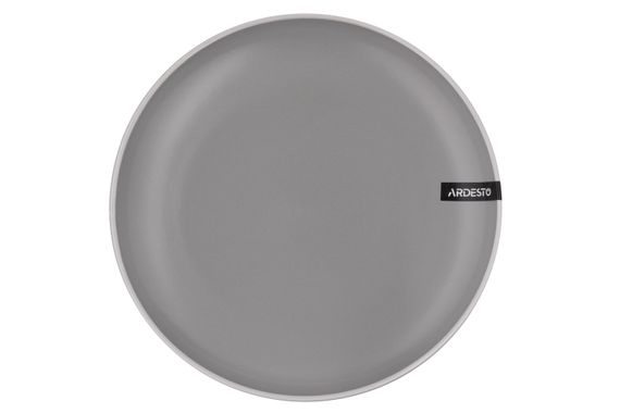 ARDESTO Тарілка десертна Cremona, 19 см, Dusty grey, кераміка (AR2919GRC)