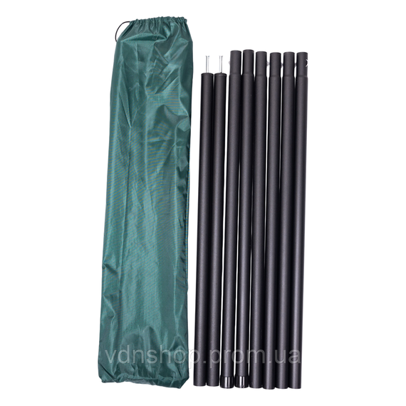 Тент туристичний навіс 3×2,95 м захисний навіс від сонця, дощу з люверсами Lugi Kemping SJ-0081GR | Зображення 3