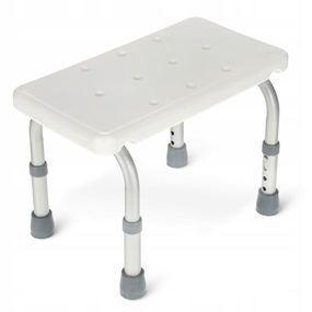 Сходинка-табурет 4FIZJO для ванної та душу, регульована White/Grey (P-5905973403429)