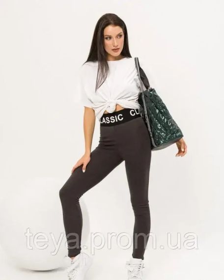 Легінси колір темно-сірий розмір XXL FI_002749 | Зображення 2