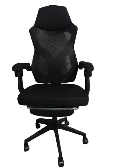 Комп'ютерне офісне крісло з підставкою для ніг Bonro B-918 чорне | Зображення 5