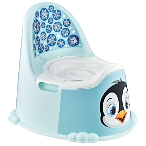 Горщик дитячик "Paty Potty" з декором ЗООПАРК (12) (пінгвін)