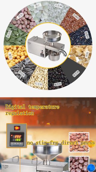 Олійний прес шнековий Tekhniko Oil Extractor OP-800 прес для холодного віджиму олії | Зображення 4