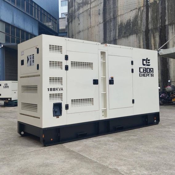 Дизельний генератор 150 кВт (188 KVA) Своя Енергія KDF-188/S | Зображення 1