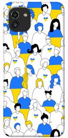 Чохол IBANAN Люди для Samsung Galaxy A03