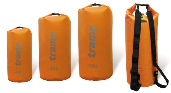 Гермомешок Tramp PVC 70 л (оранжевый) (TRA-069-orange) | Зображення 1