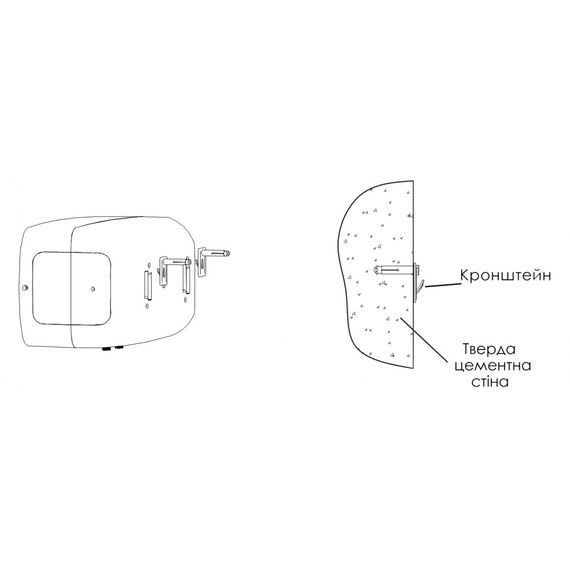 Водонагрівач WILLER Edge+ 2,5 кВт, "мокрий" ТЕН, 20 л, прямокутний, горизонтальний, білий (EH20R) | Зображення 9