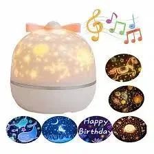 Лампа на поставке "Звёздное небо-Ночник (Бантик)"  MA-11 | Зображення 4