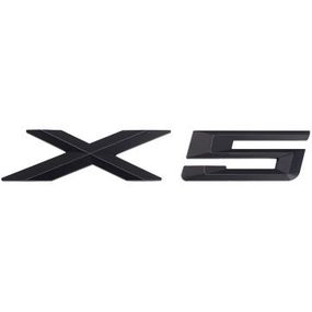 Эмблема BMW X5 BMW  X5 E53 00-06/ E70 09-13/ F15 13-18/ G05 18-23 (чёрная матовая/L=150mm/H=32mm),B 51 14 7 294 466
