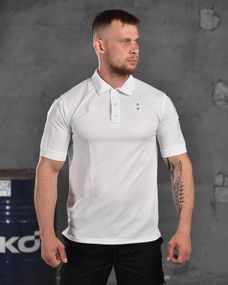 Тактическая футболка polo white