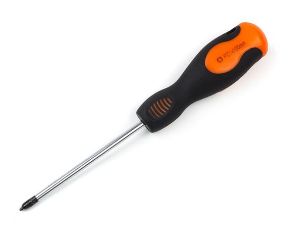 Викрутка хрестова Polax PZ1*100, Cr-V (51-014)