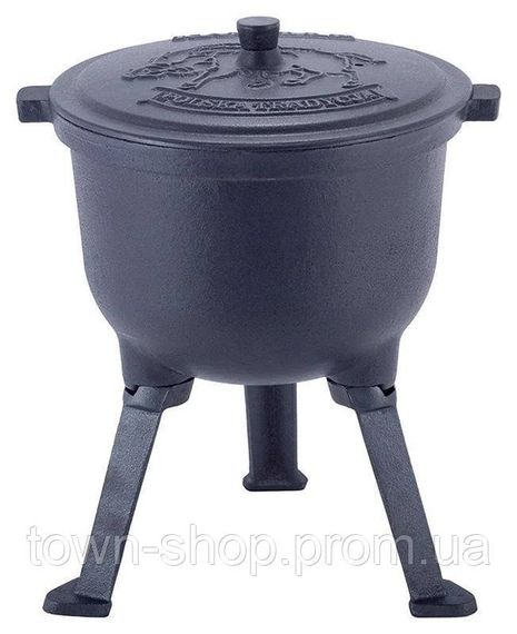 Казан чугунный Kamille Camping 7л эмалированный, на ножках KM-4801M