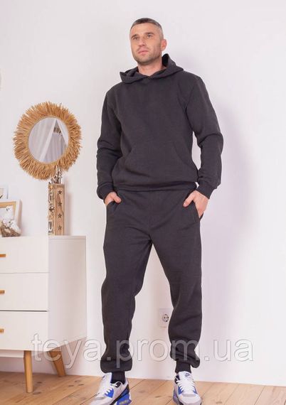 Спортивный костюм цвет темно-серый размеры S, XL, M, 3XL, XXL FI_004536